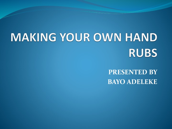 presented by bayo adeleke n.w