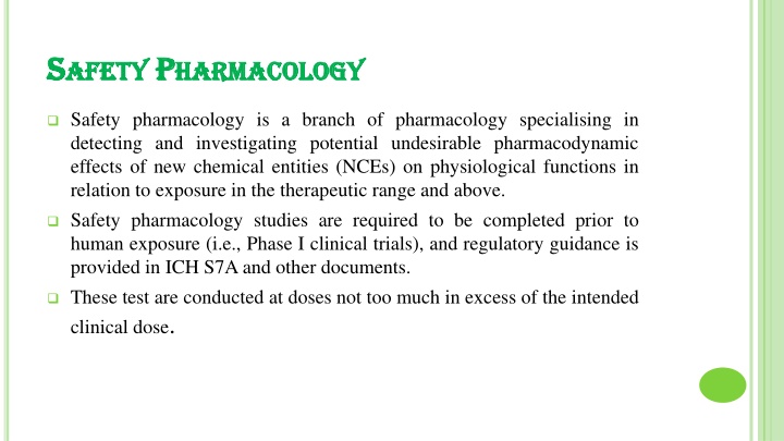 s s afety afety p p harmacology harmacology n.w
