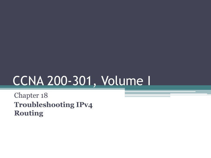 ccna 200 301 volume i chapter 18 troubleshooting n.w