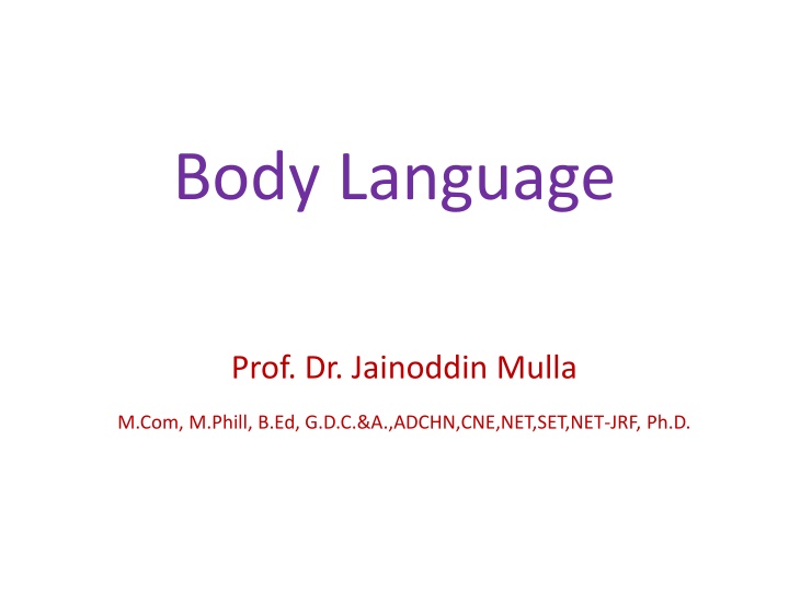 body language n.w