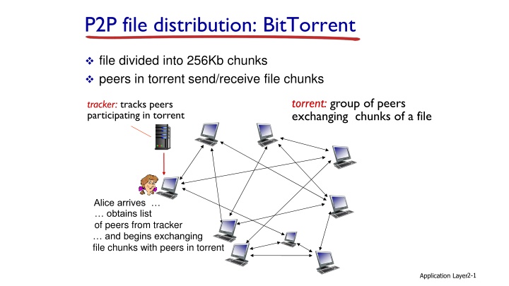 p2p file distribution bittorrent n.w