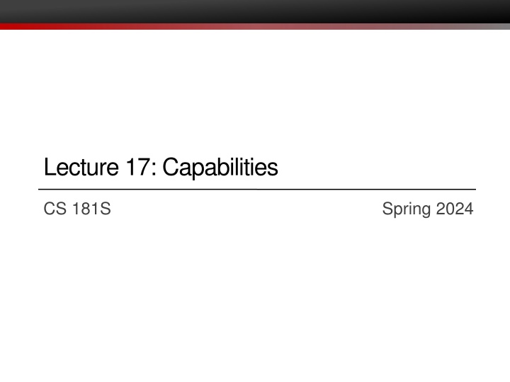 lecture 17 capabilities n.w