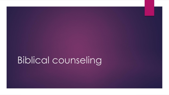 biblical counseling n.w