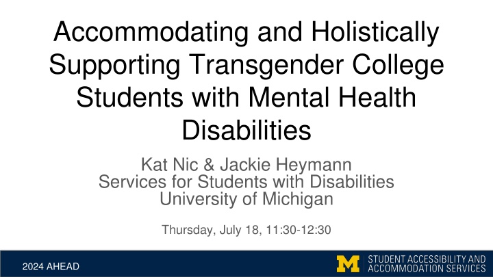 accommodating and holistically supporting n.w