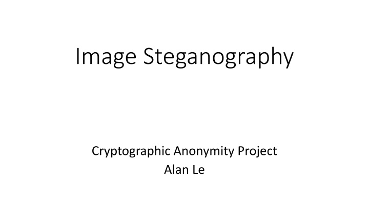 image steganography n.w
