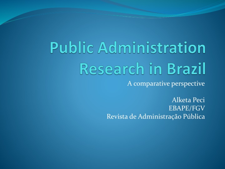a comparative perspective n.w