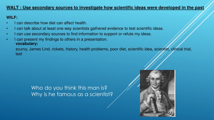 walt use secondary sources to investigate n.w
