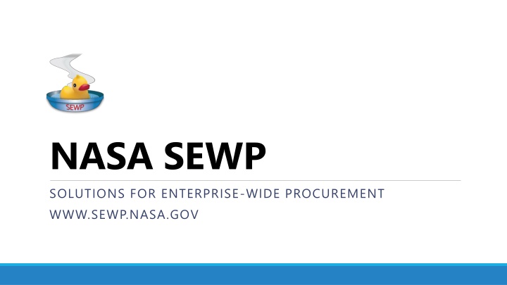 nasa sewp solutions for enterprise wide n.w