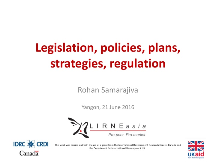 legislation policies plans strategies regulation n.w