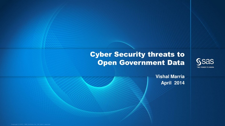 cyber security threats to open government data n.w