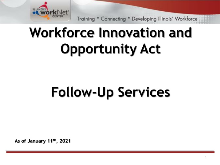 workforce innovation and opportunity act n.w