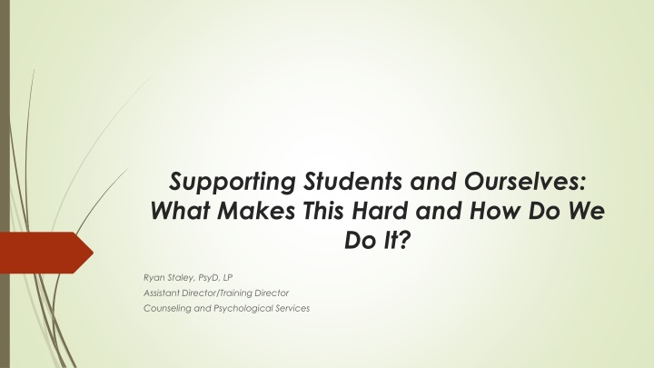 supporting students and ourselves what makes this n.w