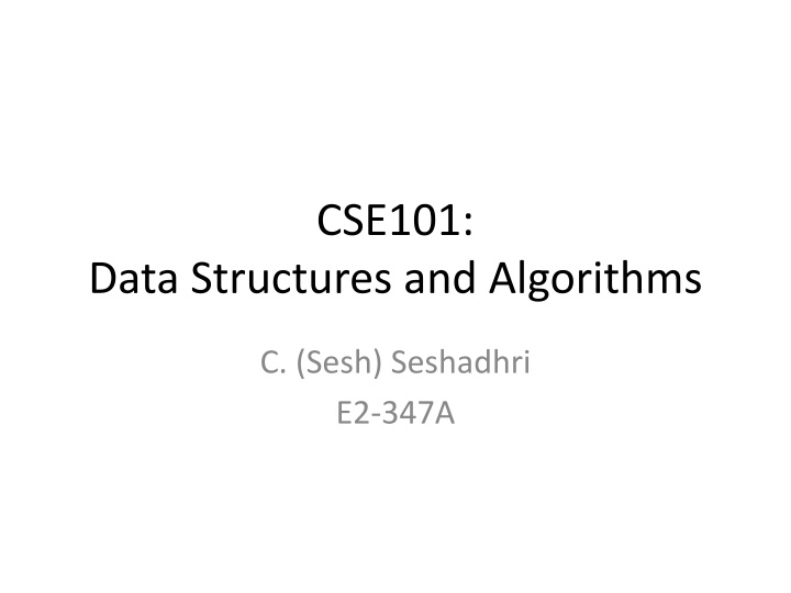 cse101 n.w