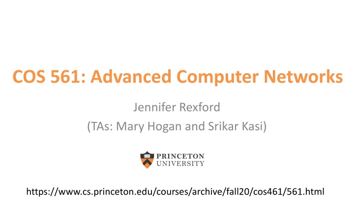 cos 561 advanced computer networks n.w