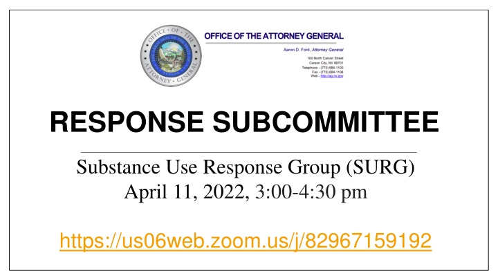 response subcommittee n.w