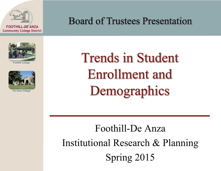 board of trustees presentation n.w