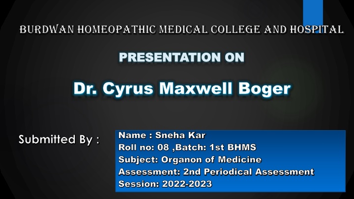 burdwan homeopathic medical college and hospital n.w