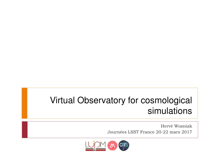 virtual observatory for cosmological n.w