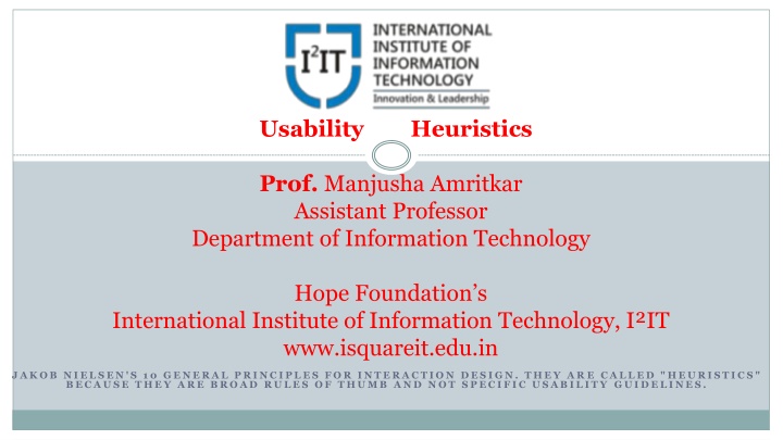 usability heuristics n.w