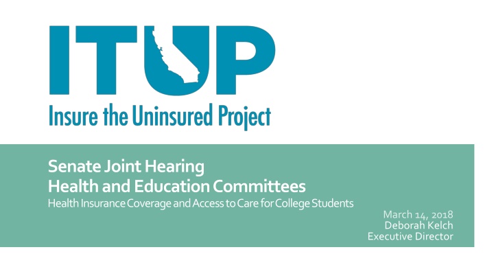 senate joint hearing health and education n.w