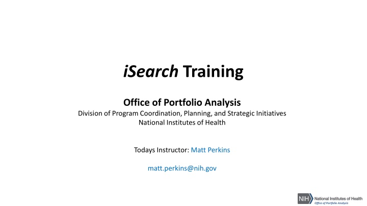 isearch training n.w