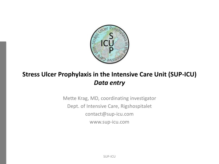 stress ulcer prophylaxis in the intensive care n.w