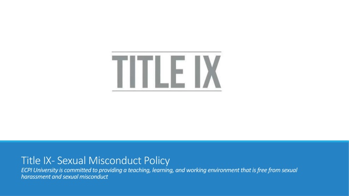 title ix sexual misconduct policy ecpi university n.w