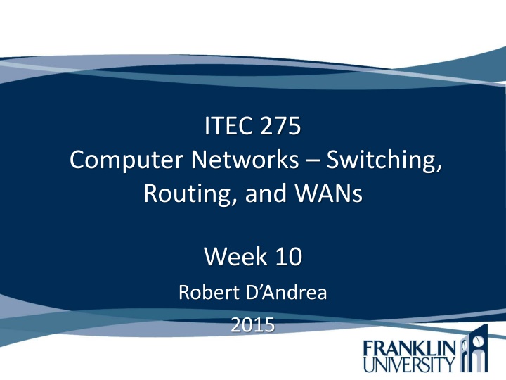 itec 275 n.w