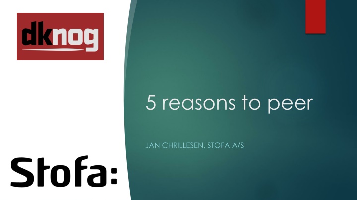 5 reasons to peer n.w