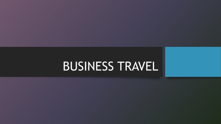 business travel n.w