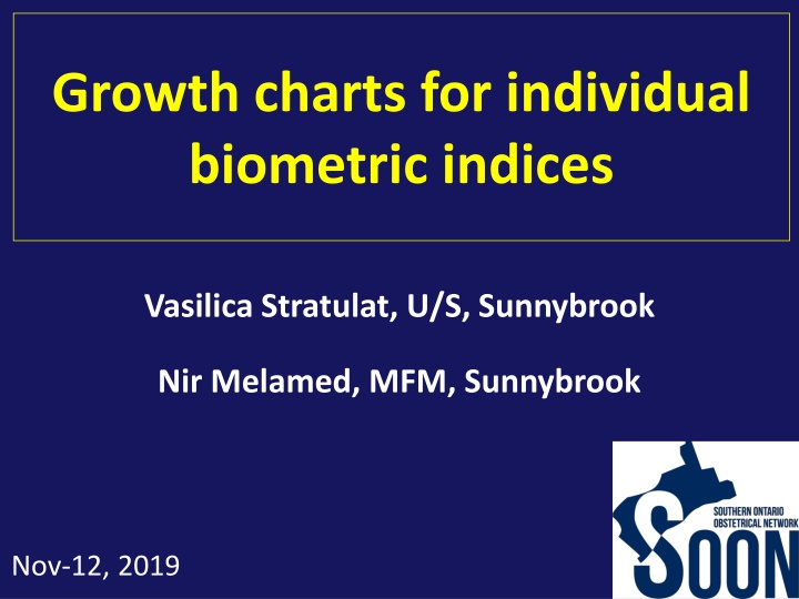 growth charts for individual biometric indices n.w