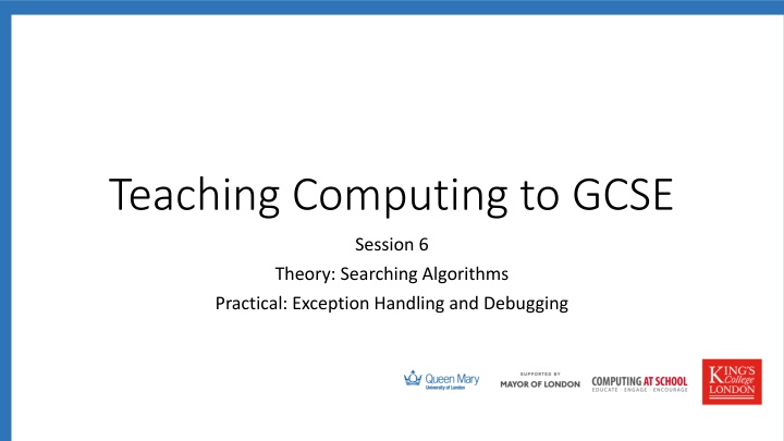 teaching computing to gcse n.w