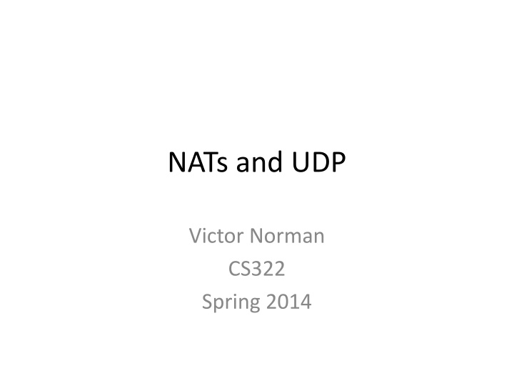 nats and udp n.w