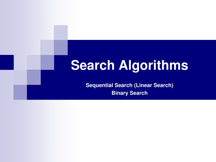 search algorithms n.w