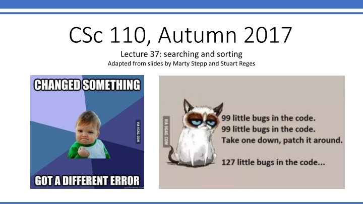 csc 110 autumn 2017 n.w