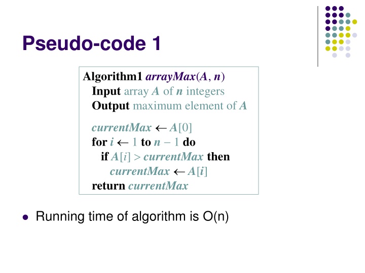 pseudo code 1 n.w