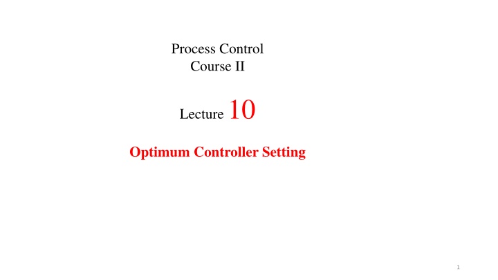 process control course ii n.w