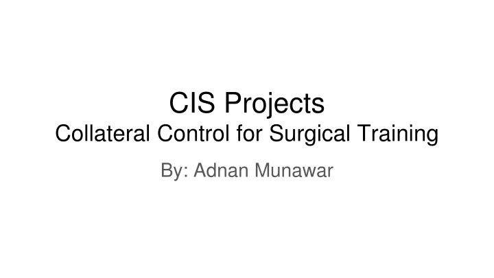cis projects n.w