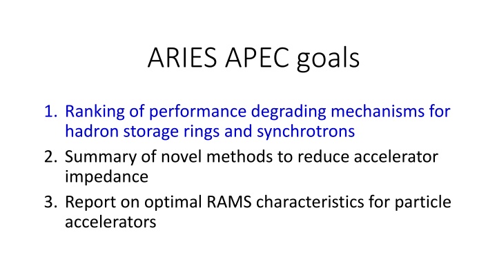 aries apec goals n.w
