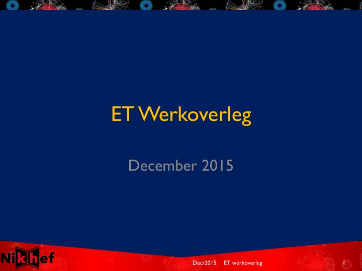 et werkoverleg n.w
