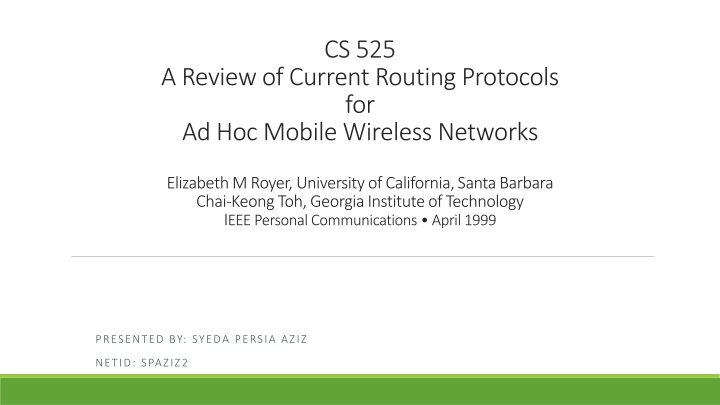 cs 525 n.w