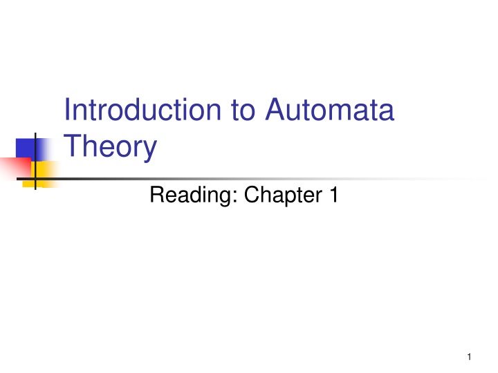 introduction to automata theory n.w