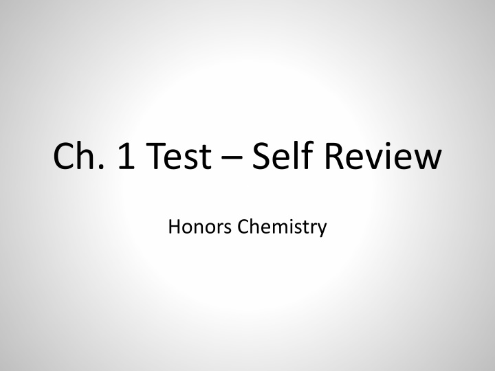 ch 1 test self review n.w