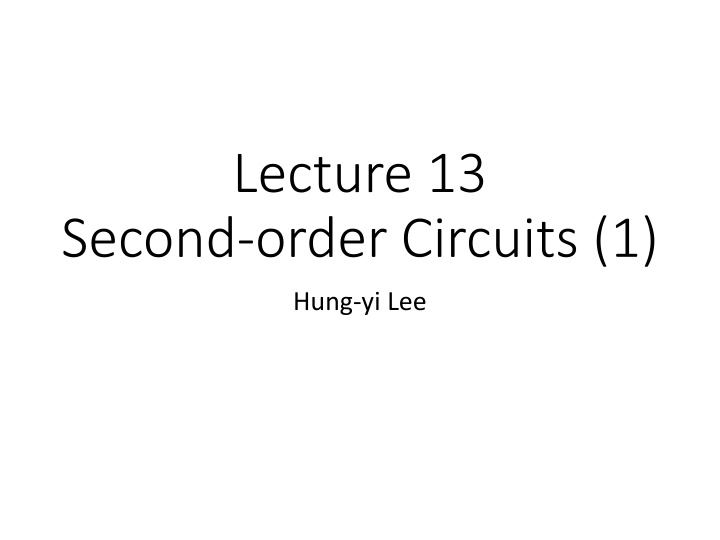 lecture 13 n.w
