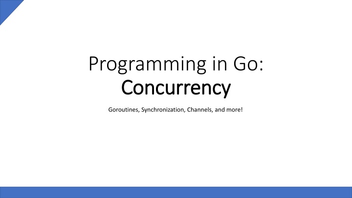 programming in go concurrency concurrency n.w