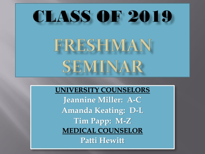university counselors jeannine miller a c amanda n.w