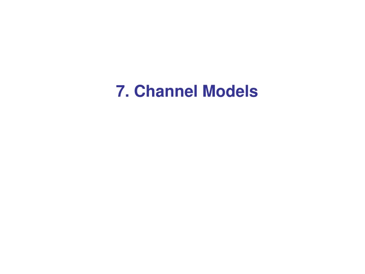 7 channel models n.w