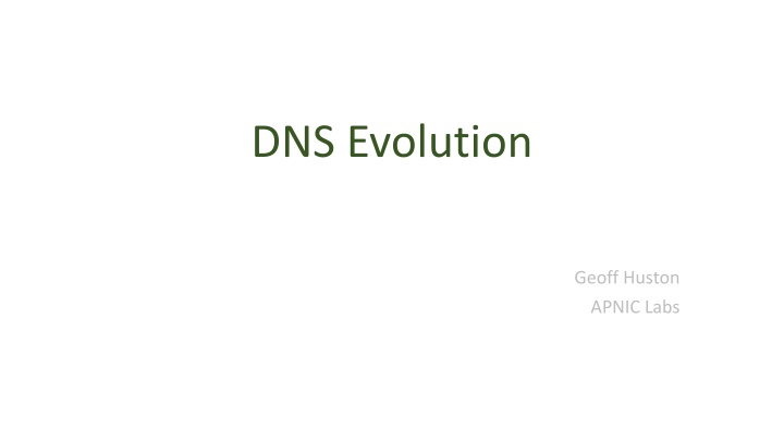 dns evolution n.w