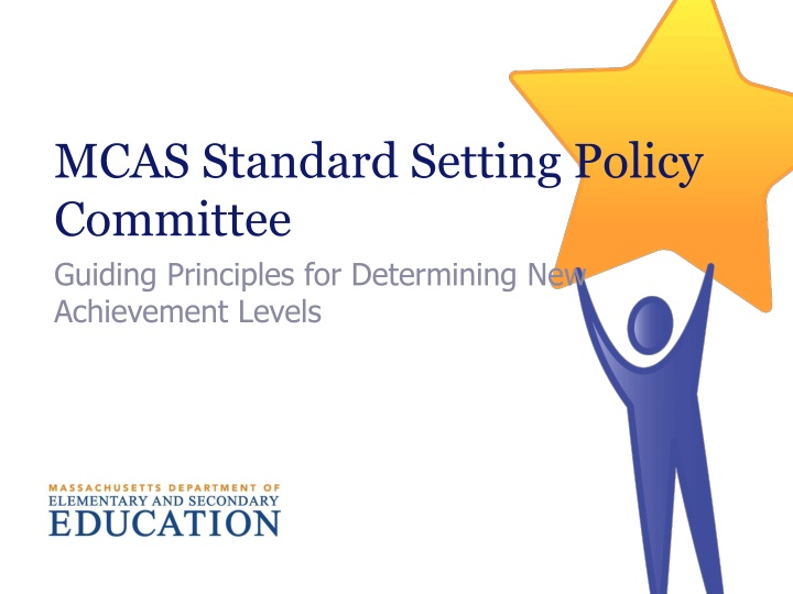 mcas standard setting policy committee guiding n.w