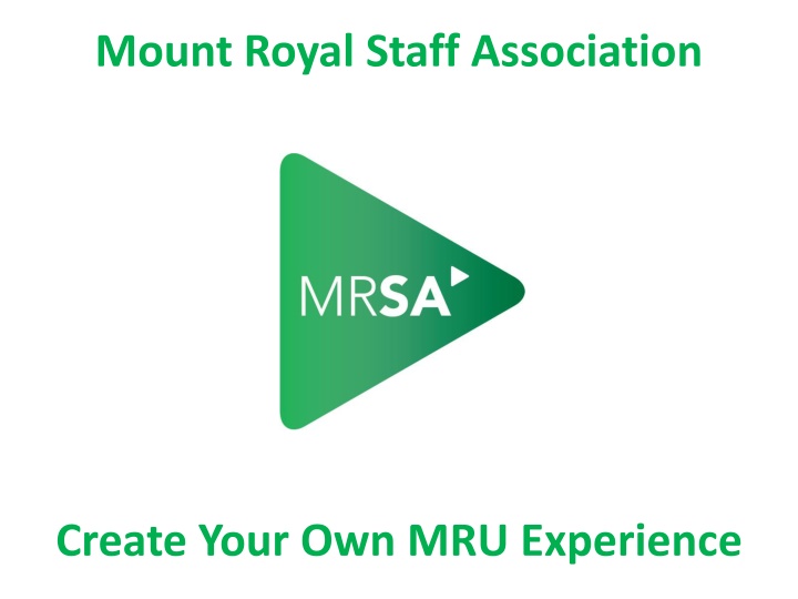 mount royal staff association n.w